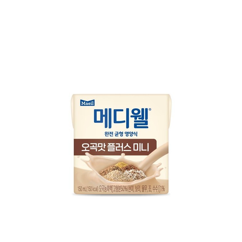 메디웰 오곡맛 플러스 미니 (150mlx16입) Mediwell Five-Grain Flavor Plus Mini