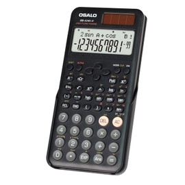 OSALO Scientific Calculator 240 Functions 2-line Display with Slide-on Cover for Secondary School Students (OS 82MS 2nd Edition)