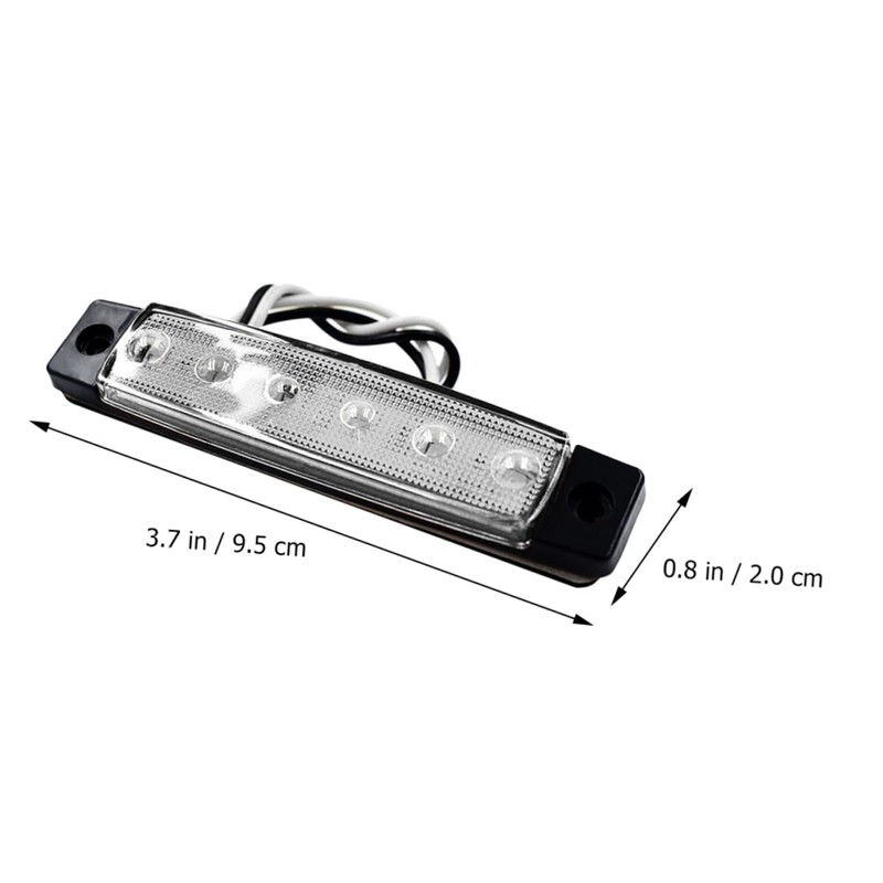 Gatuida 6Pcs Boat Navigation Lights Leds Interior Lights Energy Saving