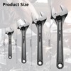 LYFJXX 4 Pieces Adjustable Wrench Set