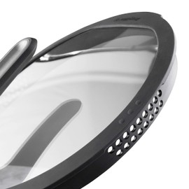 Berghoff Gem 11" Non-Stick Cast Aluminum Covered Two Handle Sauté Pan, 3.2 qt, Stay Cool, Grey