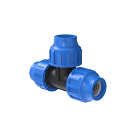 T-piece 3XØ32 MM Polypropylene Plastic Pipe Connector Fitting Cold Water