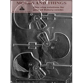 Football and helmet pretzel Chocolate Candy Mold With Molding Instruction