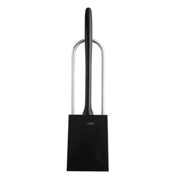 aisen Toilet Brush with Handle, Casquette, Black, 3.6 x 3.5 x 14.4 inches (9.2 x 9 x 36.5 cm)