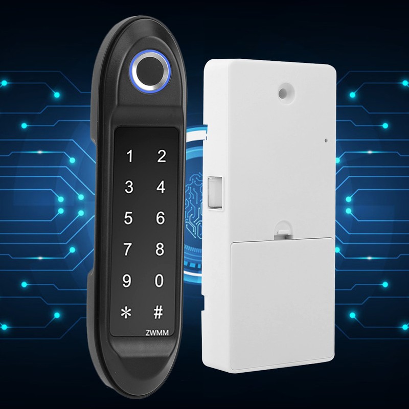 Intelligent Lock Password Biometric Fingerprint Unlock Safety for Wardrobe File