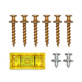Keyhole Hangers - Keyhole Mounting Tool Set - 30 lbs in Drywall, 100 lbs in Wood Stud (for up to 3 Frames)