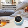 Henescribe White Noise Machine with 25 Soothing Sounds, Alarm Clock