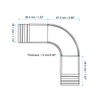 PATIKIL 90 Degree Elbow Hose Barb Fitting, 304 Stainless Steel,