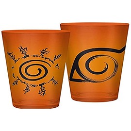 aby Glass XXL Naruto Shippuden Konoha and Seal Orange 400 ml