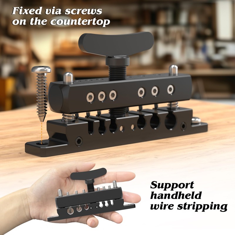 YehgoMade Adjustable & Portable Wire Stripper Machine – High-Efficiency Cable