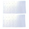 Winuin Sealing Notebook, Transparent, 3-Hole Binder, A8, Transparent Sealing Book,