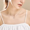 WOAINI Moissanite Pendant Necklaces for Women, Solitaire Moissanite Necklace Pendant,