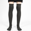 Mysocks Unisex Over The Knee Socks Plain Anthracite