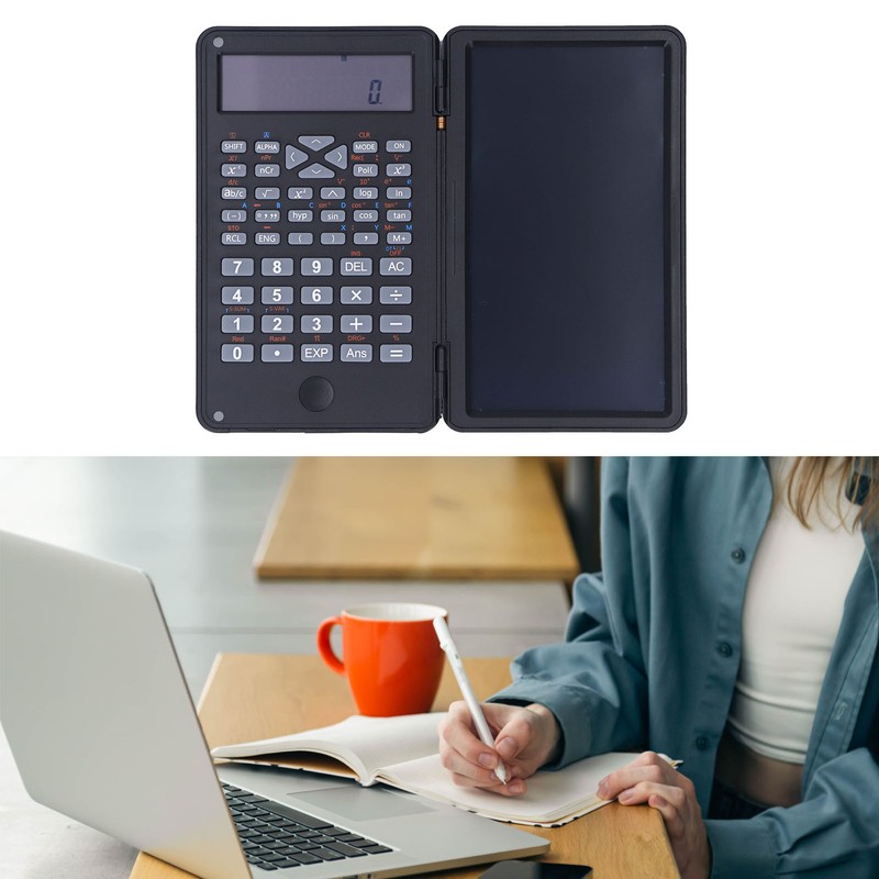 Scientific Calculator Multifunctional Function Calculator with Erasable Writing Board for