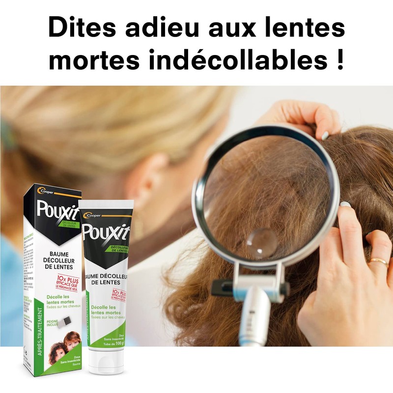 POUXIT - Nit Remover Balm - Comb Included - 10