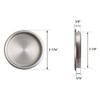 Enconker 4 Pack Closet Door Finger Pull 2-1/8”, Sliding Closet