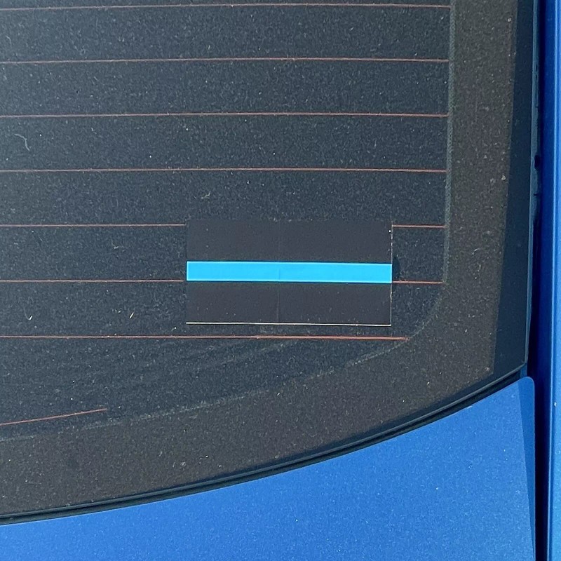 Gill Thin Blue Line Decal - Bumper Sticker or Window