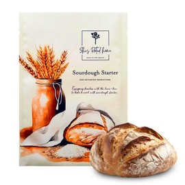 Shes Rooted Home Dehydrated Sourdough Starter Culture | Artisan Style Live Active Starter For Baking Sourdough Bread | Perfect for Pizza, Pancakes, Focaccia | Sourdough Starter