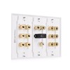 Cable Matters Triple Gang 7.1 Speaker Wall Plate with HDMI,