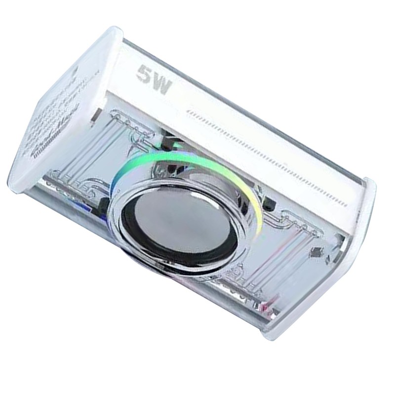 Bluetooth Speaker with Colorful Lights Loud Subwoofer Surround Sound Rechargeable