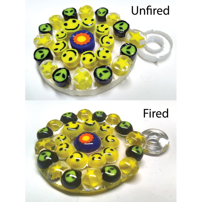 Fusible Glass Bails for Hanging Art - COE 90 Bullseye