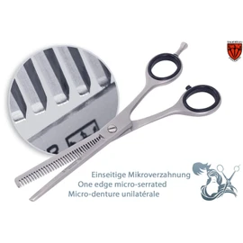 3 Swords Germany - Brand Quality Professional THINNING Hair Barber Cutting Scissors Shears, Extra Sharp, Stainless (b%g)