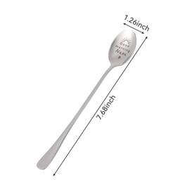 Good Morning Nana Coffee Spoon,304 Stainless Steel Teaspoons,Engraved Dessert Spoon,Mother's Day Birthday Gifts for Grandmother,Mother,Coffee Lover