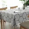 Aeici Square Table Cloth 140x140 Kitchen Table Cloth Cotton Tablecloth