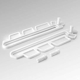 Tipping Scissors Replacement Part Set White Cellar Window Suitable for MEA 41 A 288 + 41 A 289