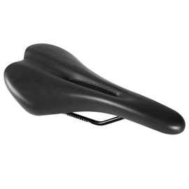 ZHIQIU Colour Bike Saddle Seat Pad Breathable Comfortable Bicycle Fit for Road Bike Fixed Gear Bike (Black Hollow)