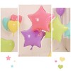 10 Pack 18" Star Heart Film Balloons Macaron