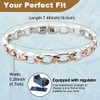 HAQI Women's Magnetic Bracelet Stainless Steel Super Strength Magnetic Bracelet