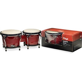 Stagg BW-200-CH Latin Wood Bongos, Cherry