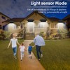 UniqueFire Solar Gutter Lights Outdoor, 40 LEDs Bright Solar Powered