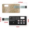FLYINGAMZ 461106 476199 Membrane Switch Touchpad Fit for 476201 Replacement