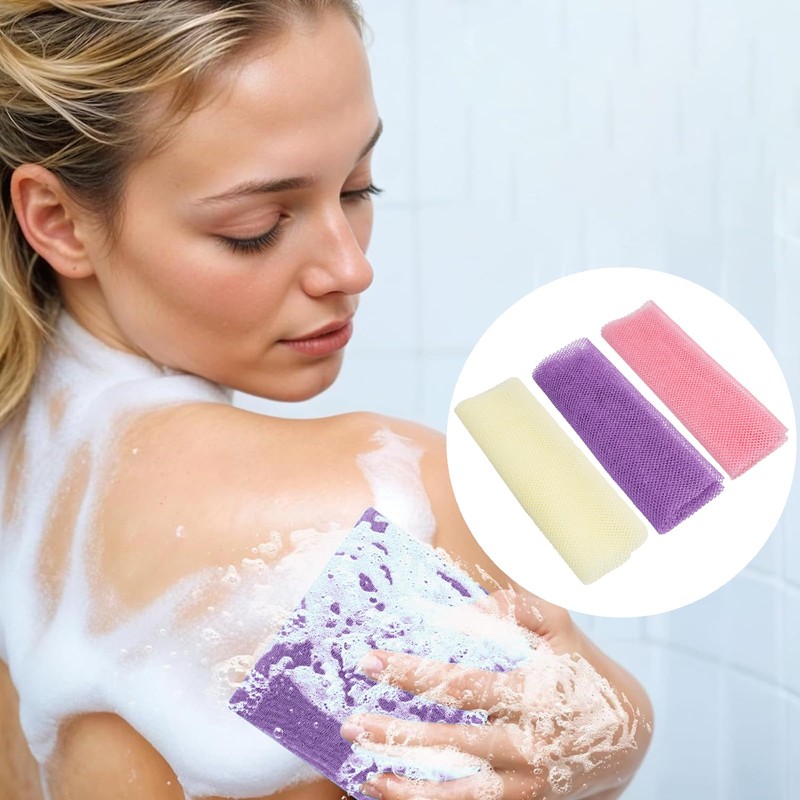 Hsyadazi Net African Body Scrubber (Pink)