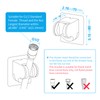 KAIYING Self Adhesive Handheld Shower Head Mount, Adjustable Angle RV