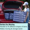 Large Reusable Laundry Storage Bag House Moving Bag With Zip