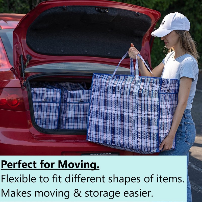 Large Reusable Laundry Storage Bag House Moving Bag With Zip