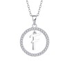 Starnny Initial Necklace 925 Sterling Silver F Initial Letter Alphabet