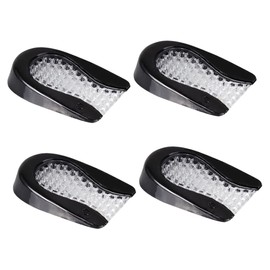 Ipetboom 2sets Heel Shock Adsorbing Pads for Foot Relief Shaped Cup Design for All Shoe Styles Comfortable Cushioning for Sneakers Boots More 2pairs*2