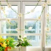 3D Daisy Flower Garland (2PCS) Flower Banner Wildflower Party Decorations