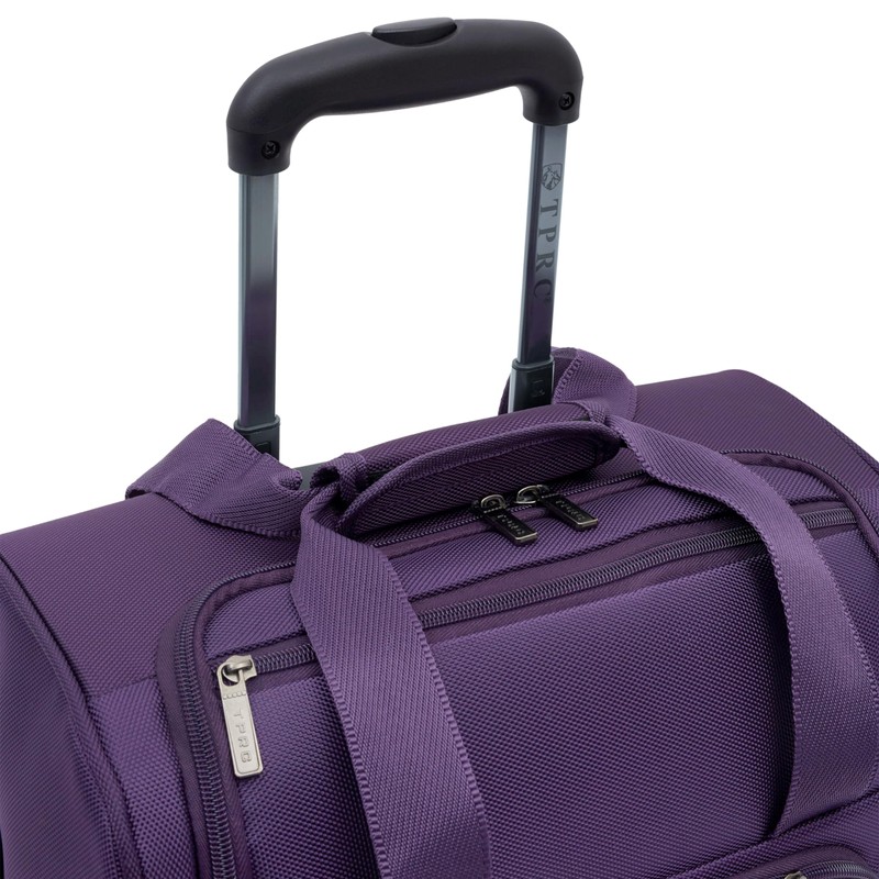 TPRC 15" Smart Under Seat Carry-On Luggage with USB Charging