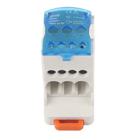 Terminal Block Distribution Box, Din Rail Terminal Block Distribution Box Electric Wire Connector Universal Power Junction Box