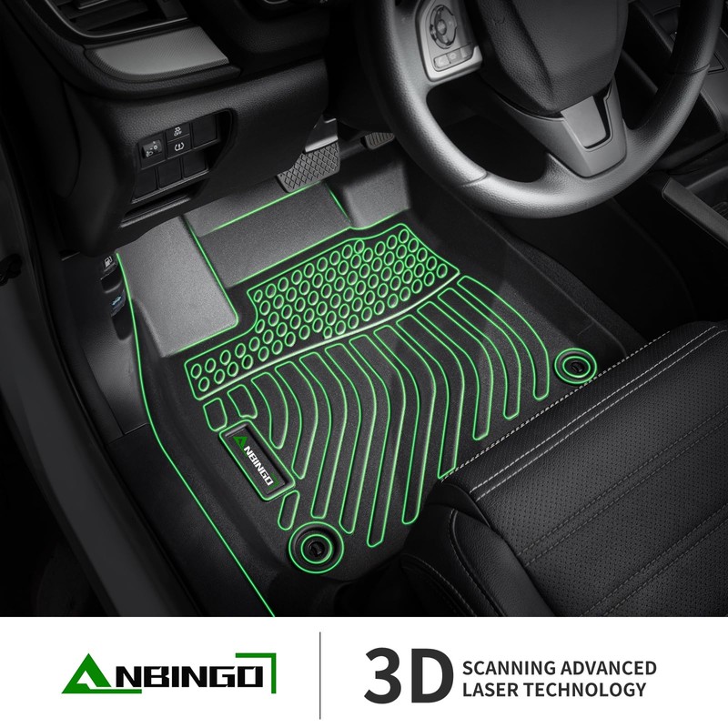 ANBINGO-Floor Mats for Mazda 3 2019-2025 TPE All Weather Car