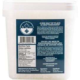 Flake Sea Salt - 1KG Chef's Bucket - Hand-Harvested on Vancouver Island