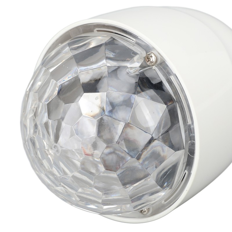Disco Ball Lamp Bulb E27 Sound Activated Remote Control RGB