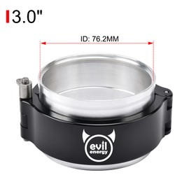 EVIL ENERGY 3.0 V Band Aluminum, Quick Release Intake Intercooler Pipe Clamp