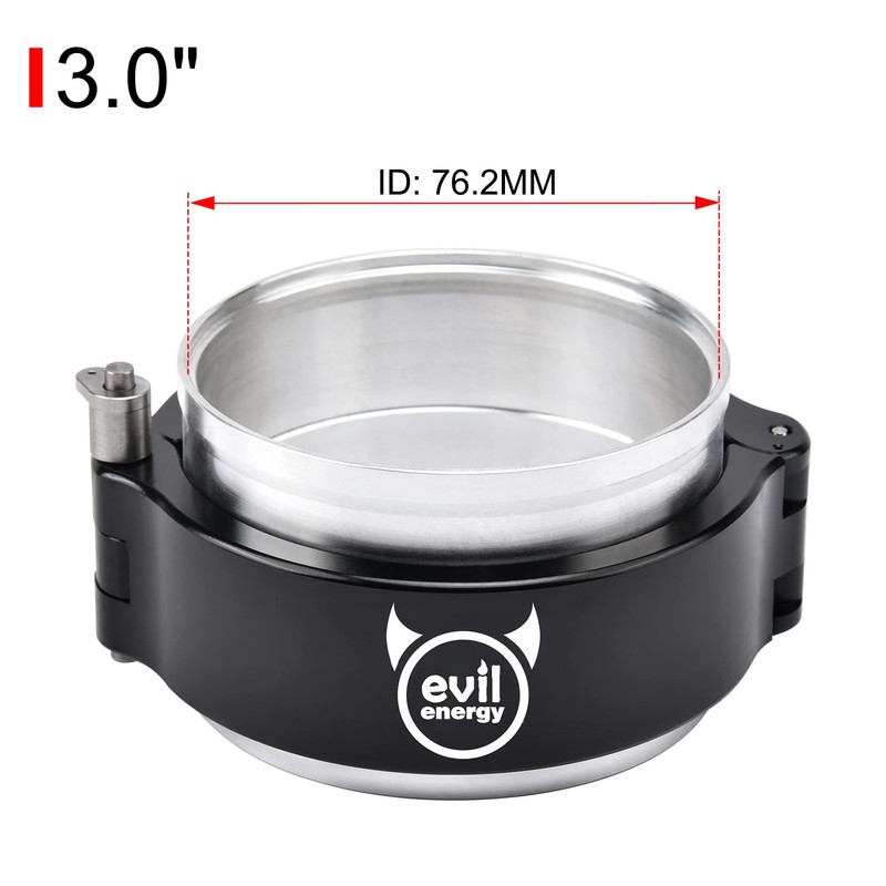 EVIL ENERGY 3.0 V Band Aluminum, Quick Release Intake Intercooler