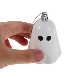 Gadpiparty - 12 adornos colgantes de fantasma de Halloween, mini decoraciones de resina para árbol de Halloween, hogar, fiesta, decoración espeluznante y linda para suministros de fiesta de Navidad